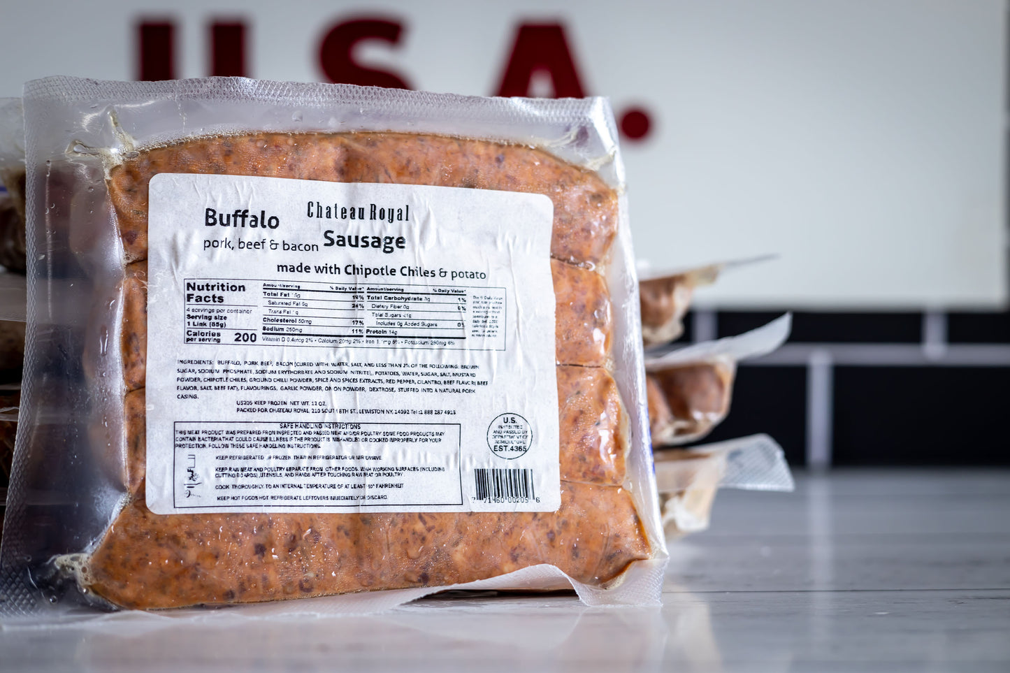 Buffalo With Chipotle Sausage
